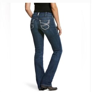 Ariat Blue Mr. Str Ivy Straight Leg Classic Jeans Suze 32R